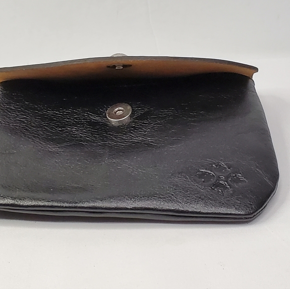 PATRICIA NASH Black Leather BELT BAG With Carry Wrist Strap Excellent Condition - Picture 12 of 16